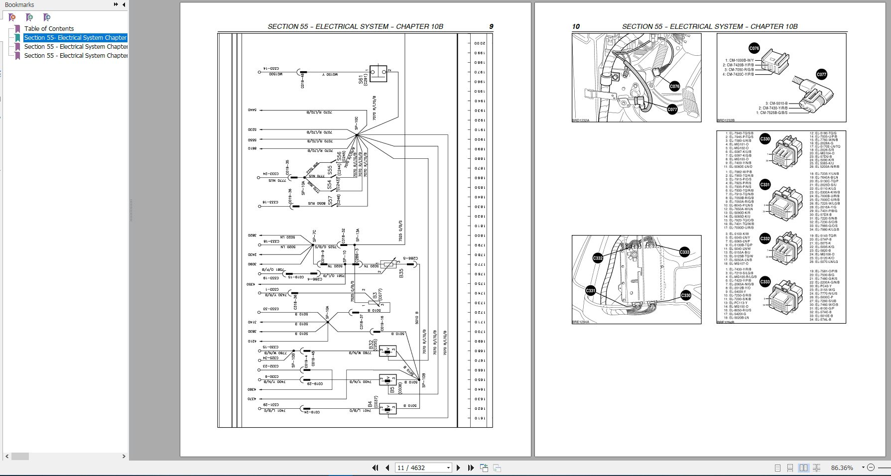 Case IH Tractor MXM120 MXM130, MXM140, MXM155, MXM175, MXM190 Repair