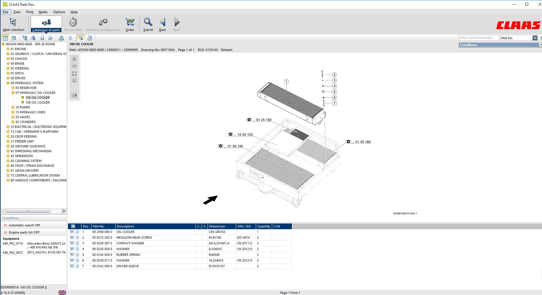 Claas Parts Doc 22 Agricultural Updated 614 012020 EPC5