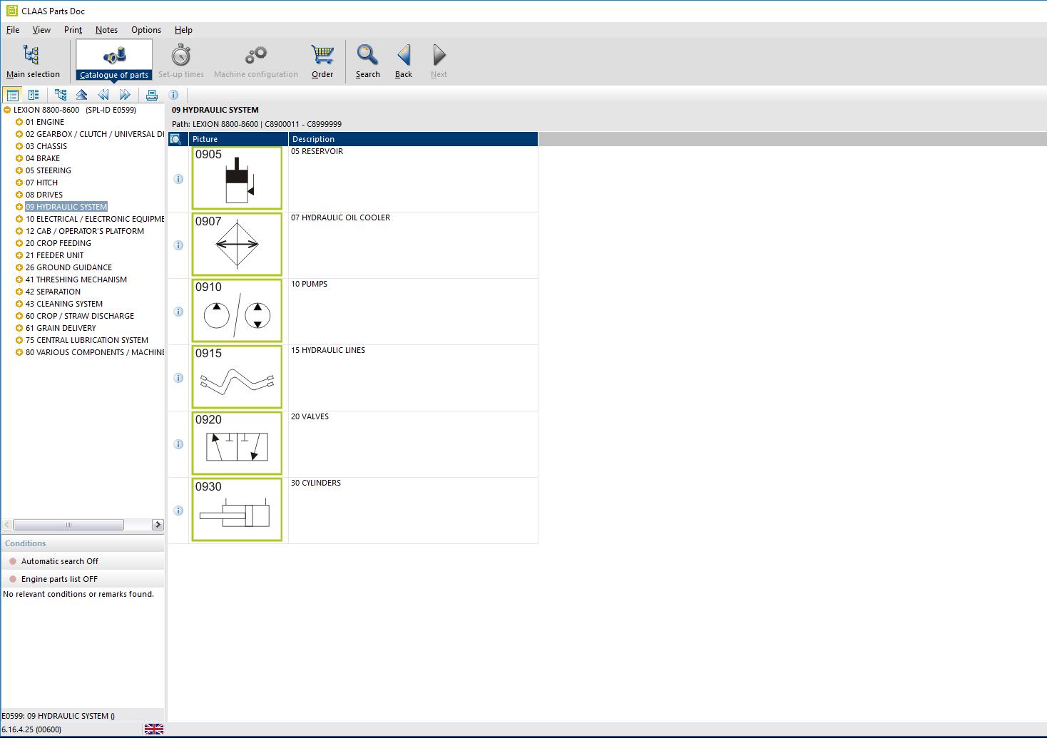 Claas Parts Doc 22 Agricultural Updated 614 012020 EPC7