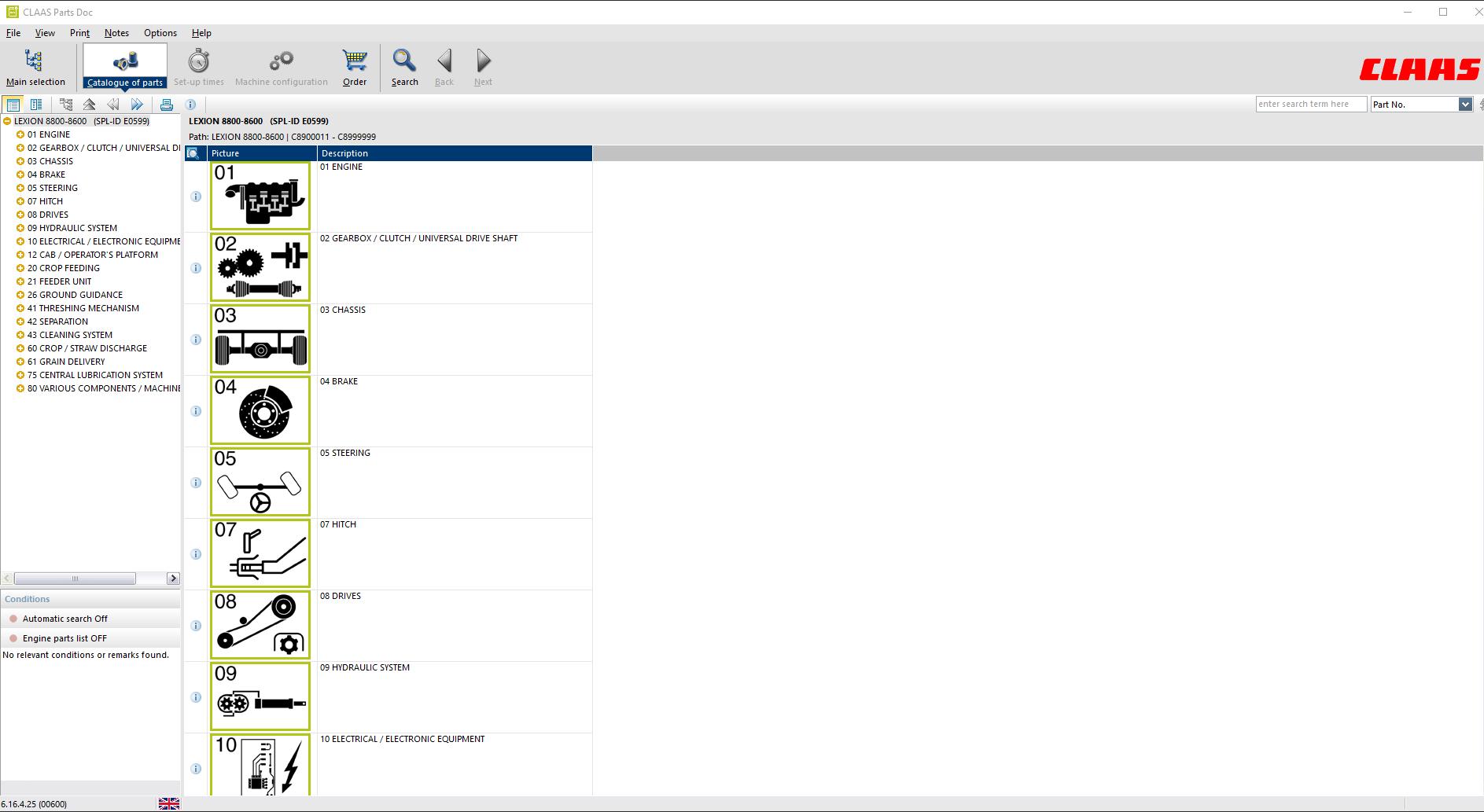 Claas Parts Doc 22 Agricultural Updated 614 012020 EPC8