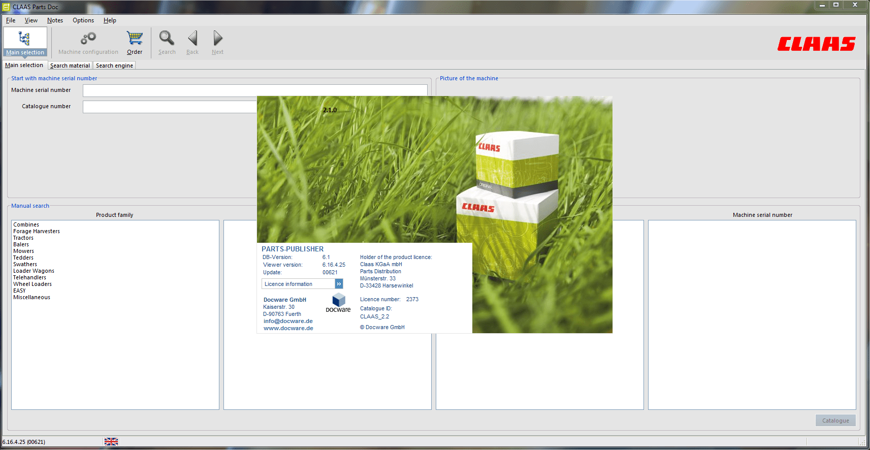 Claas Parts Doc 22 Agricultural Updated 621 032020 EPCoyHjT 1