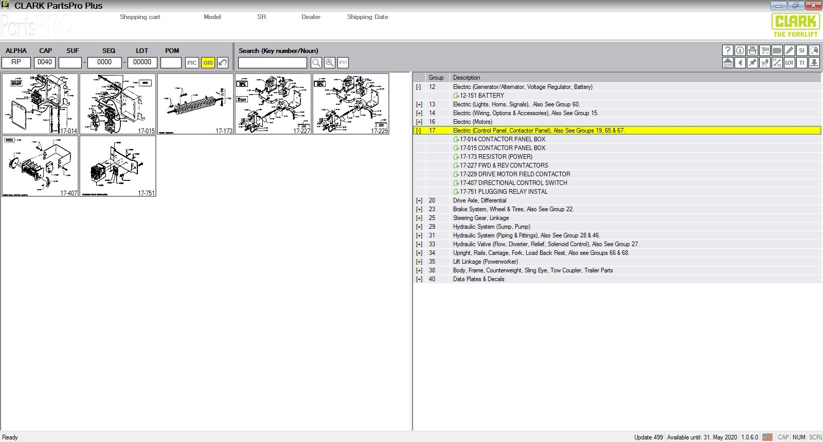Clark ForkLift Parts Pro Plus v499 032020 4