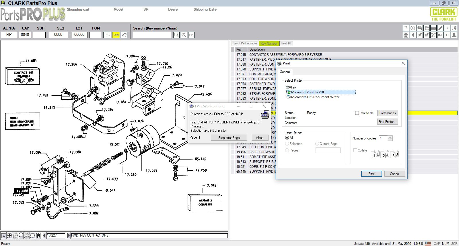 Clark ForkLift Parts Pro Plus v499 032020 9