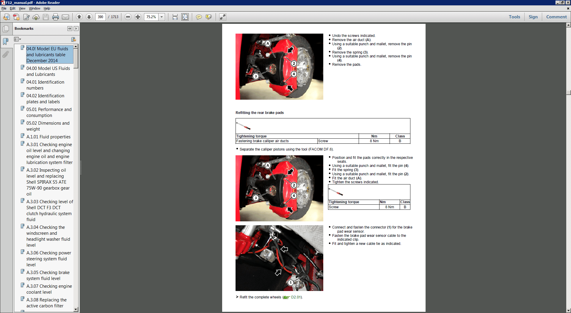 Ferrari Full Set Workshop Manual DVD3