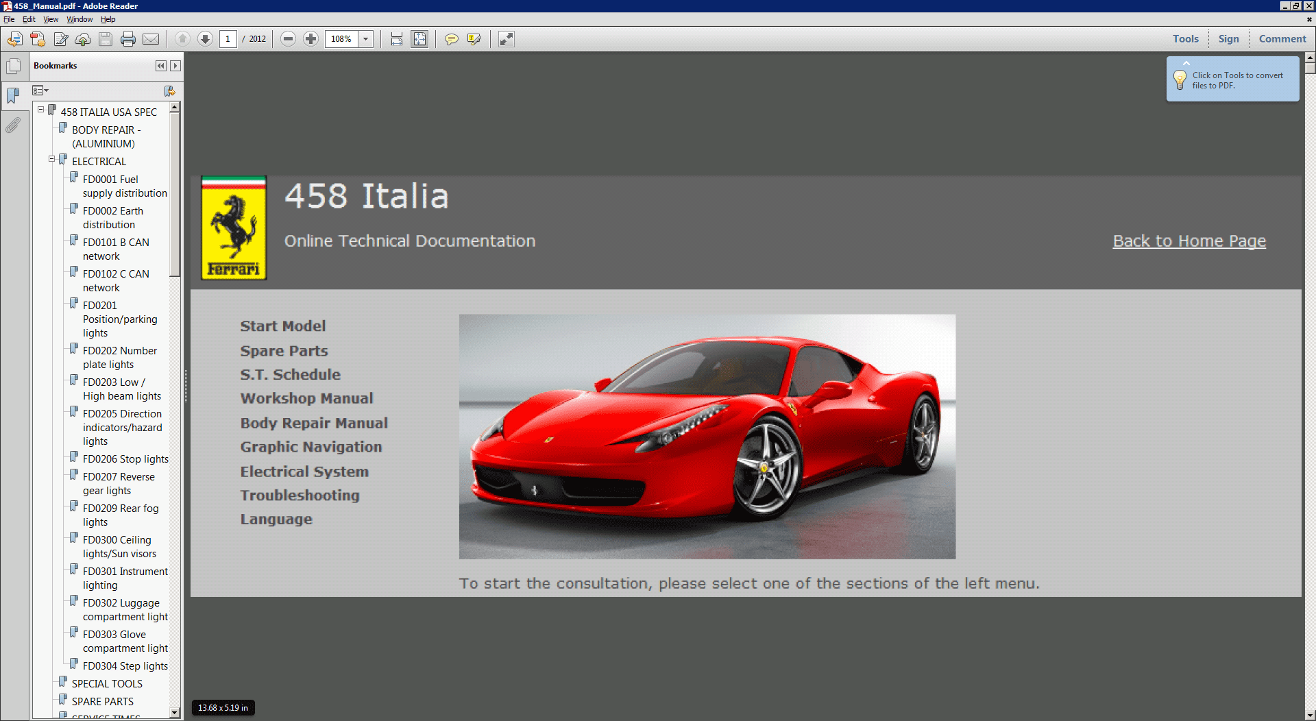 Ferrari Full Set Workshop Manual DVD5