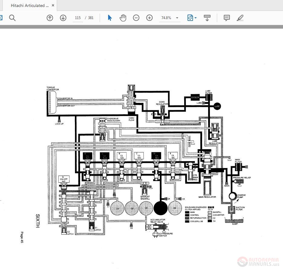 Hitachi Articulated Dump Truck AH350 AH400 KM TM3540B Service Manual 4