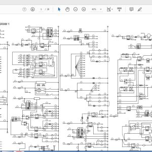 Hitachi ZW 180 5B Wheel Loader TTNDB EN 00 Circuit Diagram 1