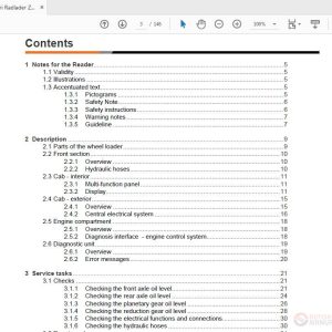 Hitachi ZW 65 95 6 Wheel Loader TOPSY EN 00 Service Manual 1