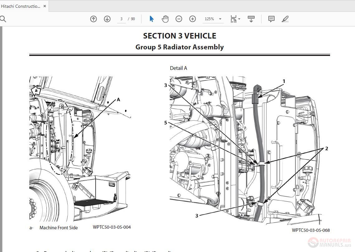 Hitachi ZW Wheel Loader WPTC50 EN 01 Technical Manual 3