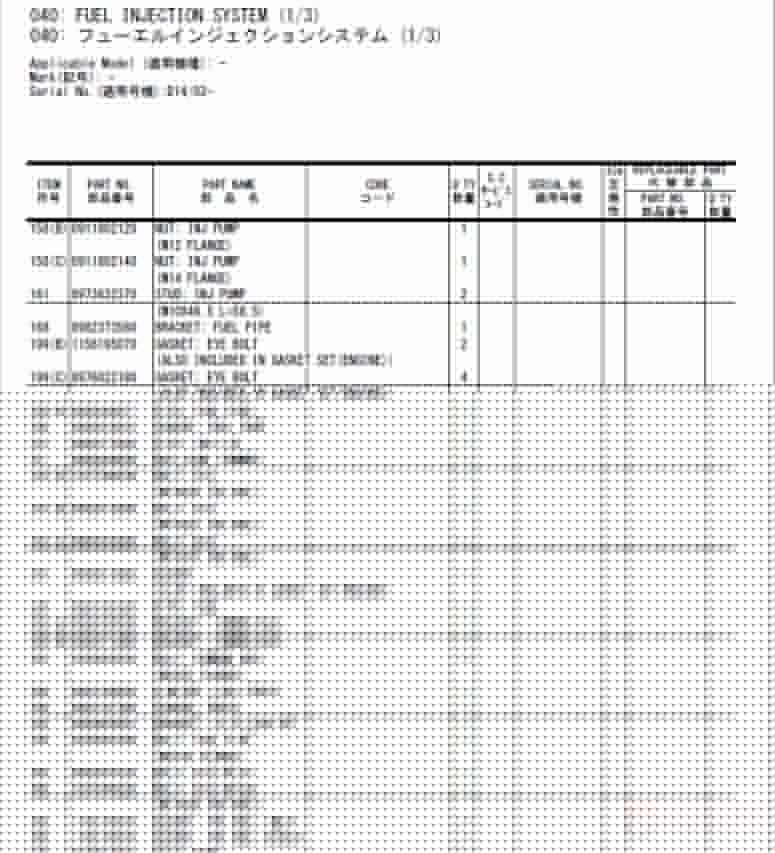 Hitachi Zaxis 200 6 210N 6 225USRLC 6 Hydraulic Excavator 4HK1 XASA02 5 Engine Parts Catalog 4