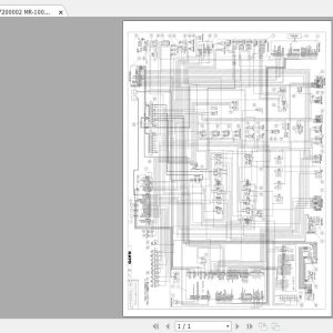 Kato KR 10H Crane Electrical Diagram 77200002 1