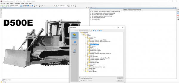 Komatsu EPC Linkone CSS Parts Viewer 5.11 04.2020 EU 2
