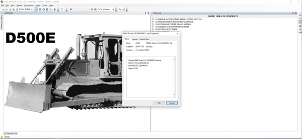 Komatsu EPC Linkone CSS Parts Viewer 5.11 04.2020 EU 3