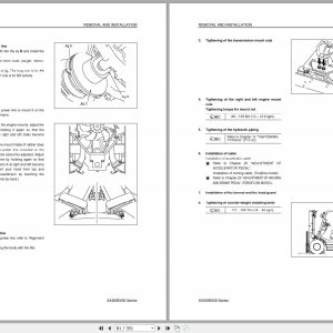 Komatsu Forklift FG101518FD35A Shop ManualBEB16E1 07 3