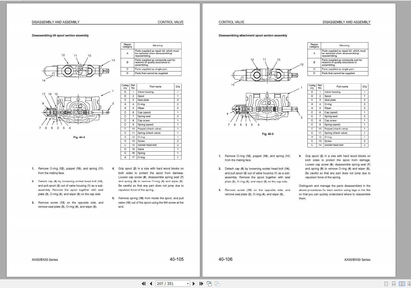 Komatsu Forklift FG101518FD35A Shop ManualBEB16E1 07 4