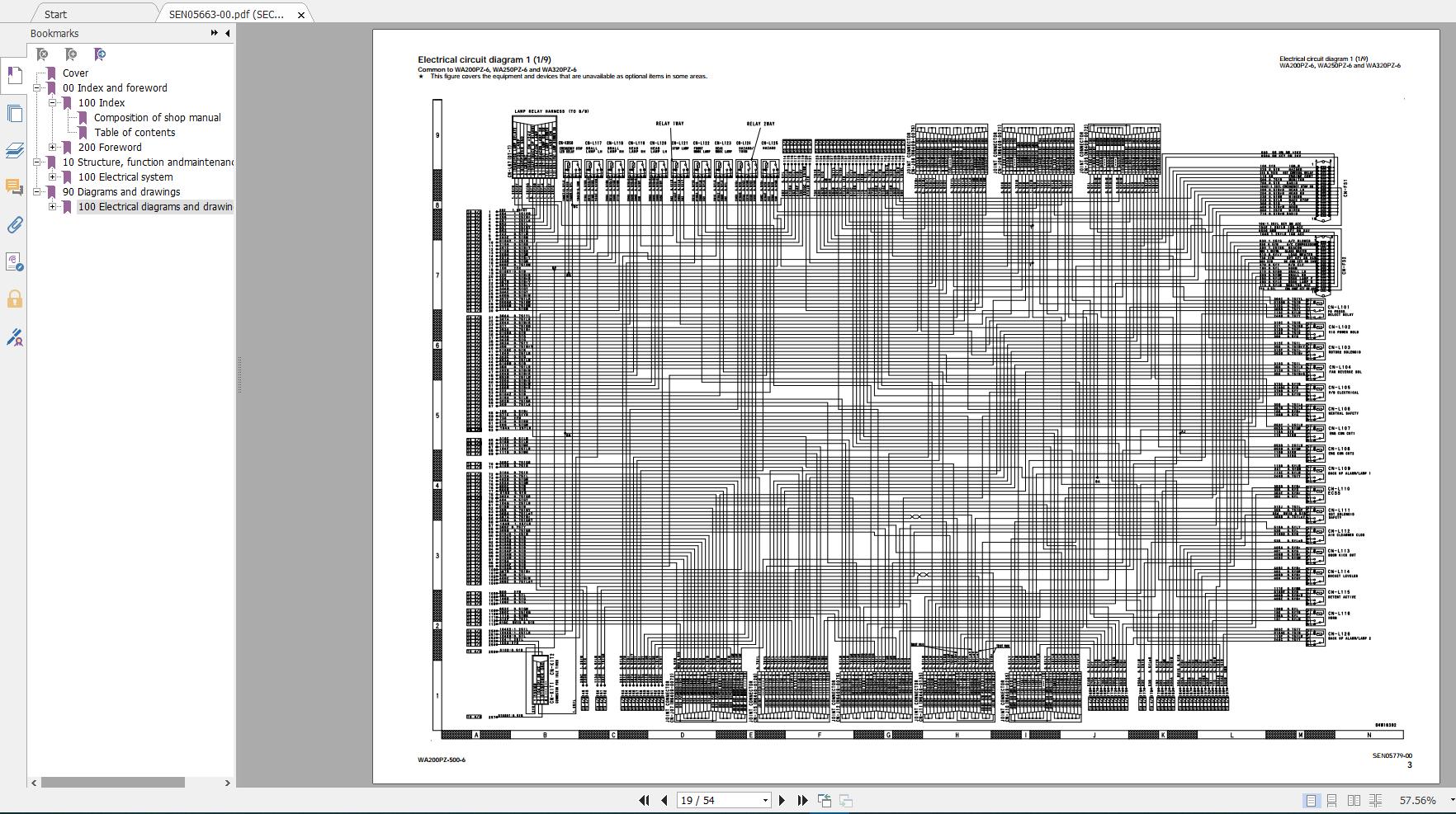 Komatsu Wheel Loader WA470 6WA480 6 Shop Manual7