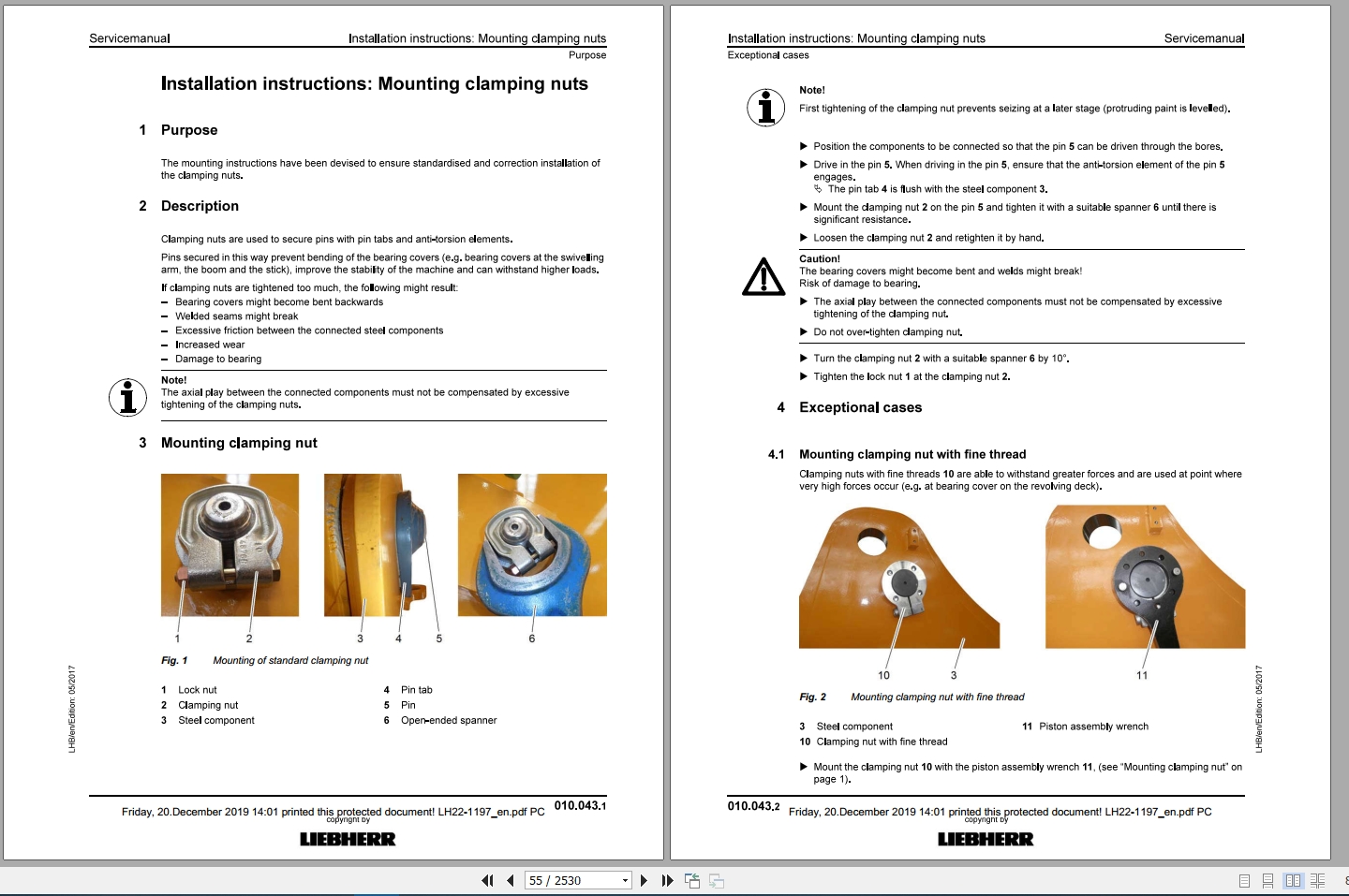 Libherr Hydraulic Excavator LH22 LH35 MCT Service ManualLH22 1197 3
