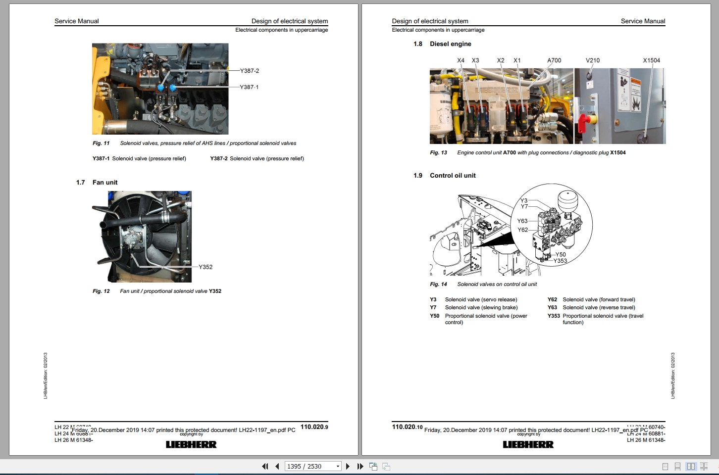 Libherr Hydraulic Excavator LH22 LH35 MCT Service ManualLH22 1197 4