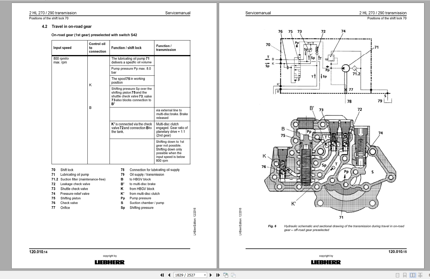 Libherr Hydraulic Excavator LH40 LH50 MC Service ManualLH40M 1202 4