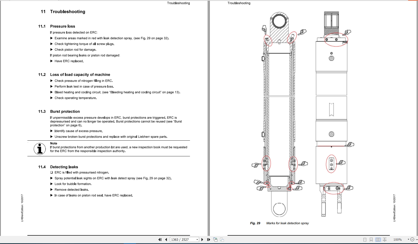 Libherr Hydraulic Excavator LH40 LH50 MC Service ManualLH501221 3