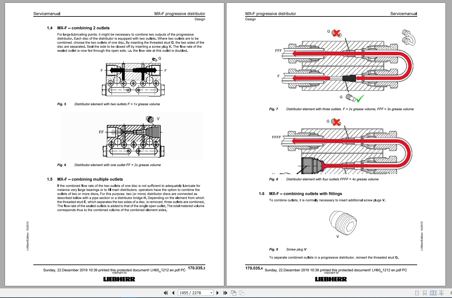 Libherr Hydraulic Excavator LH60M C Service ManualLH601212 4