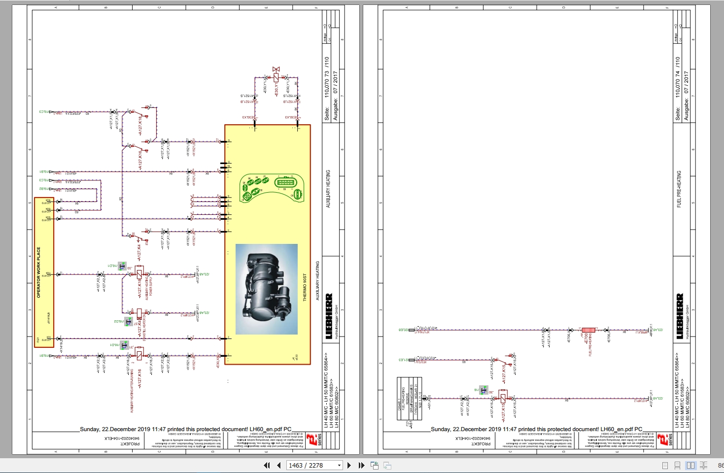 Libherr Hydraulic Excavator LH60M C Service ManualLH60 4