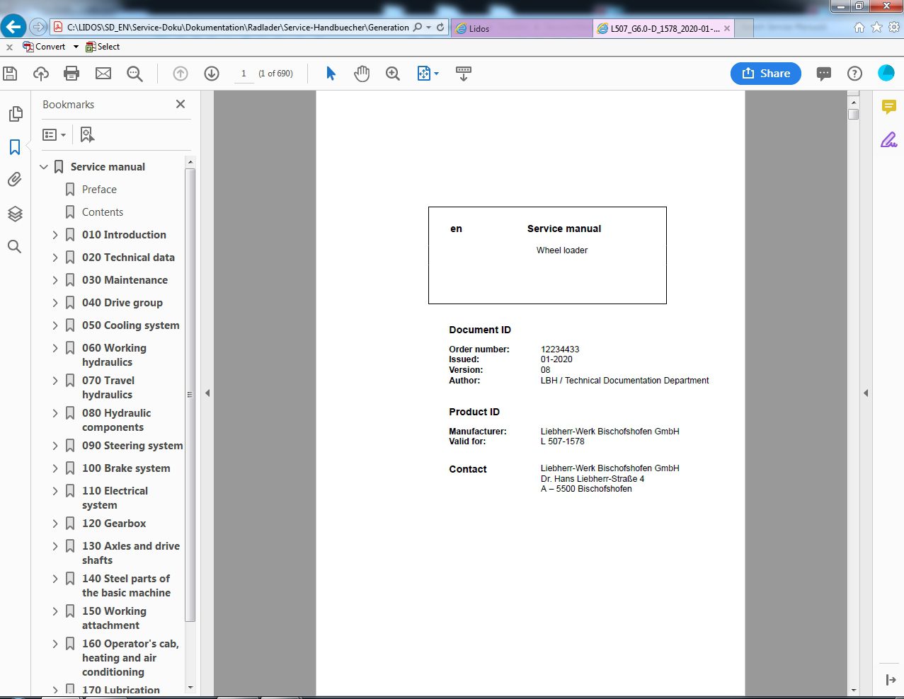 Liebherr Lidos Parts and Service Documentation Offline 022020 8