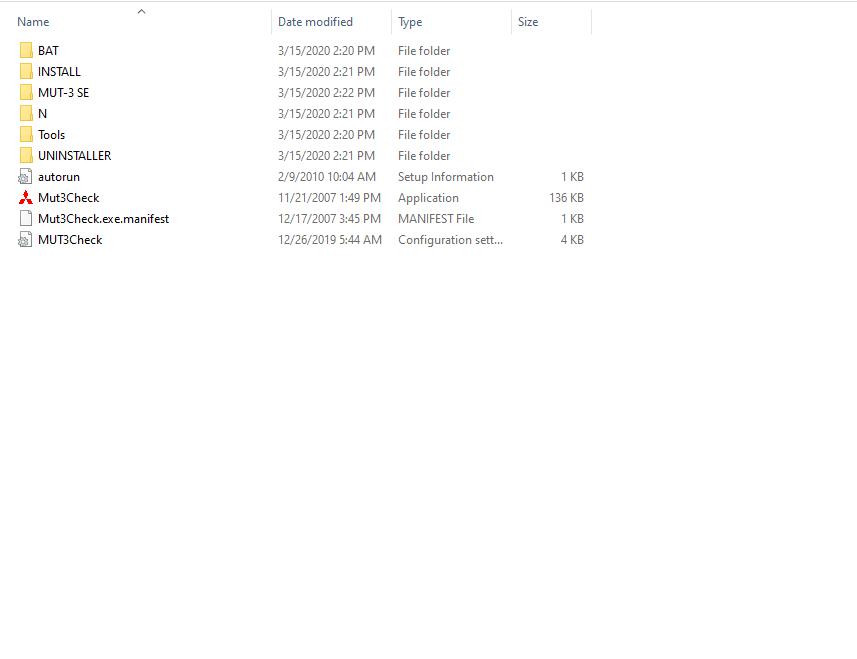 Mitsubishi MUT III PRE 20011 00 012020 releases 202011