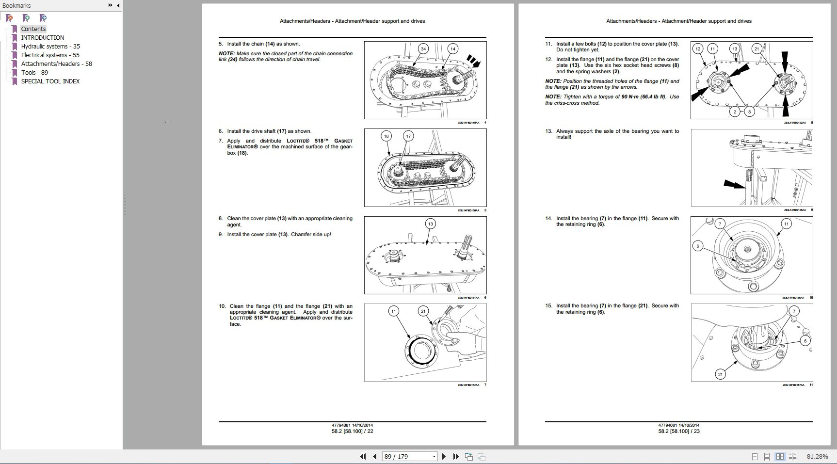 New Holland 600FDR Header Service Manual47794081 4 1