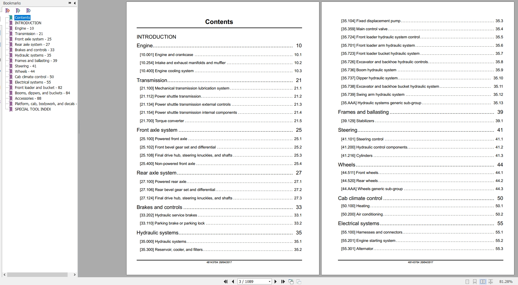 New Holland Backhoe loader B80B Service Manual48143704 2