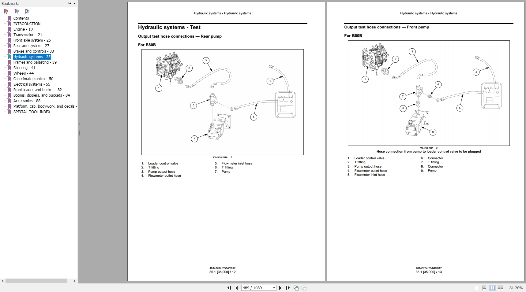 New Holland Backhoe loader B80B Service Manual48143704 3