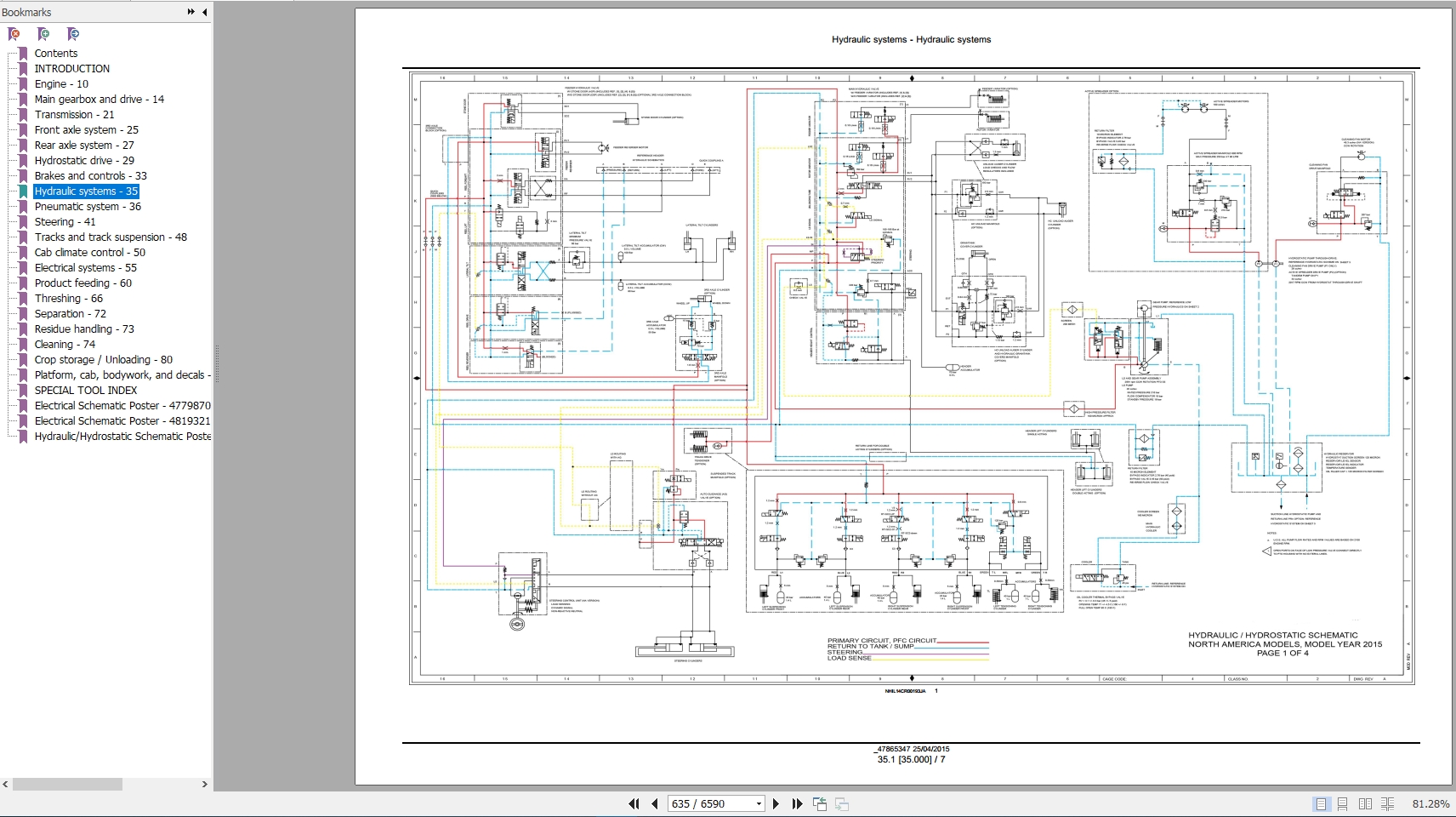 New Holland Combine CR68 CR69 Tier 4B Service Manual47865347 3