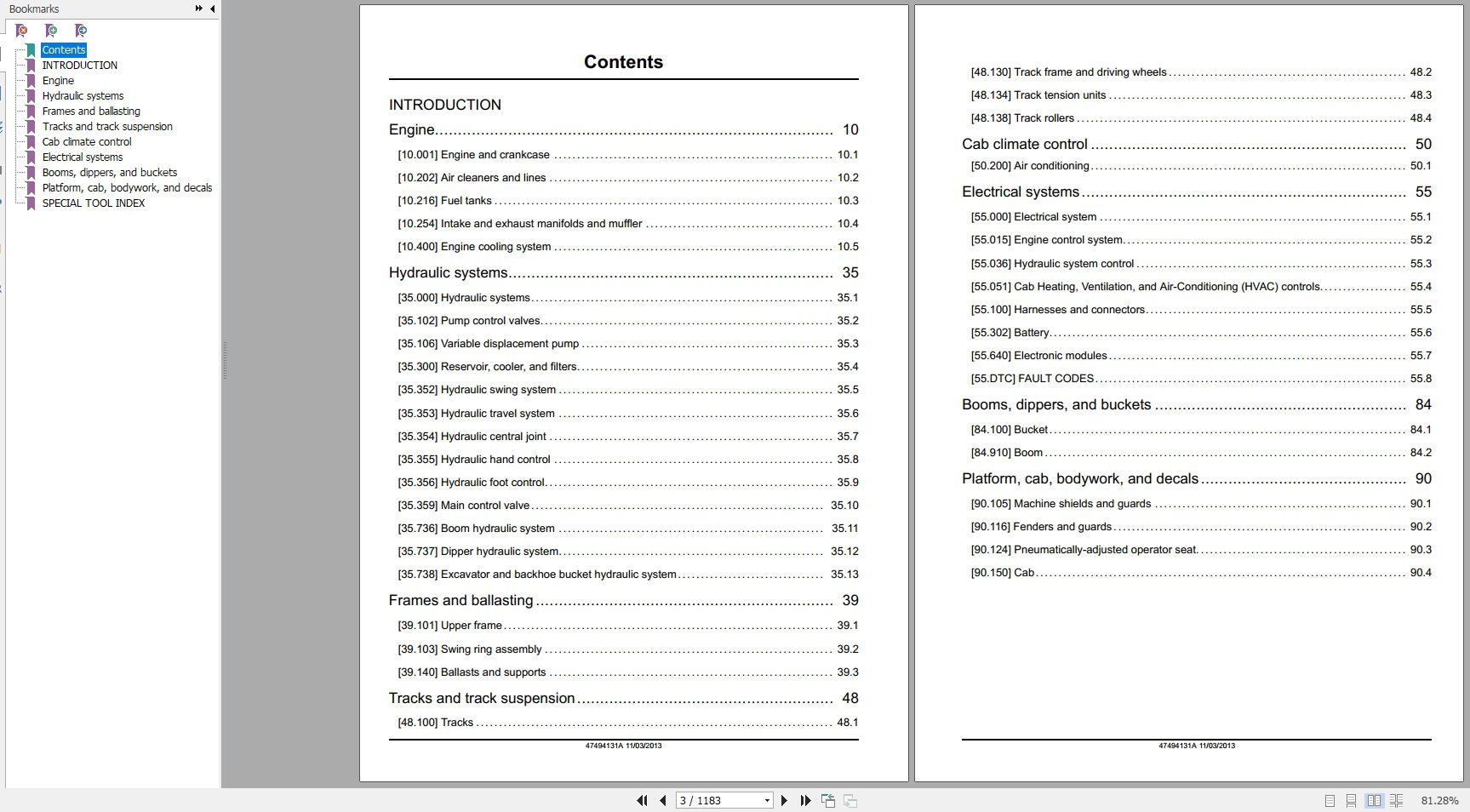 New Holland Crawler Excavator E175C Service Manual47494131A 2