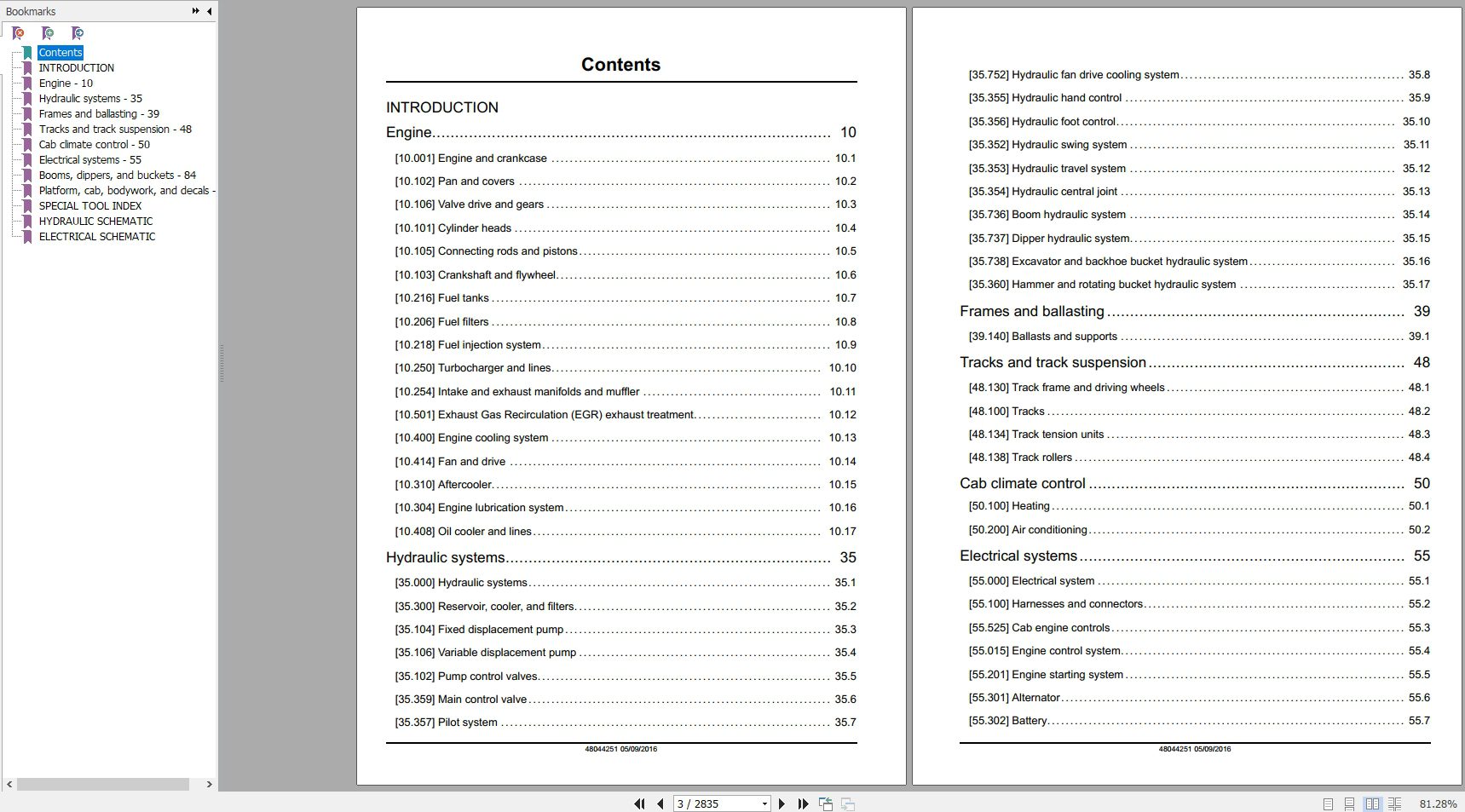 New Holland Crawler Excavator E485C Service Manual47483341A 2