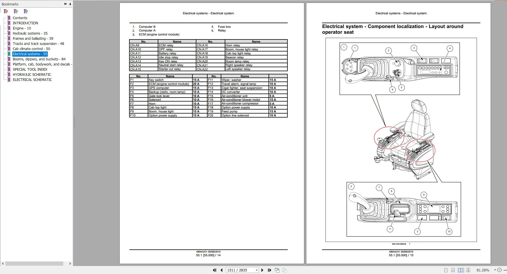 New Holland Crawler Excavator E485C Service Manual47483341A 3