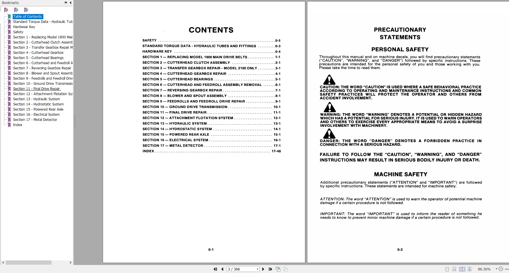 New Holland Ford 1900 2100 Harvester Service Manual40190022 2GFfcO