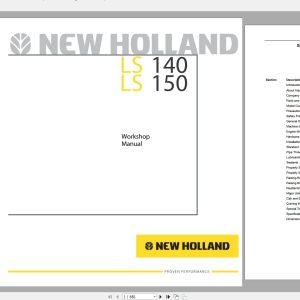 New Holland LS140LS150 Workshop Manual6045607101 1 1