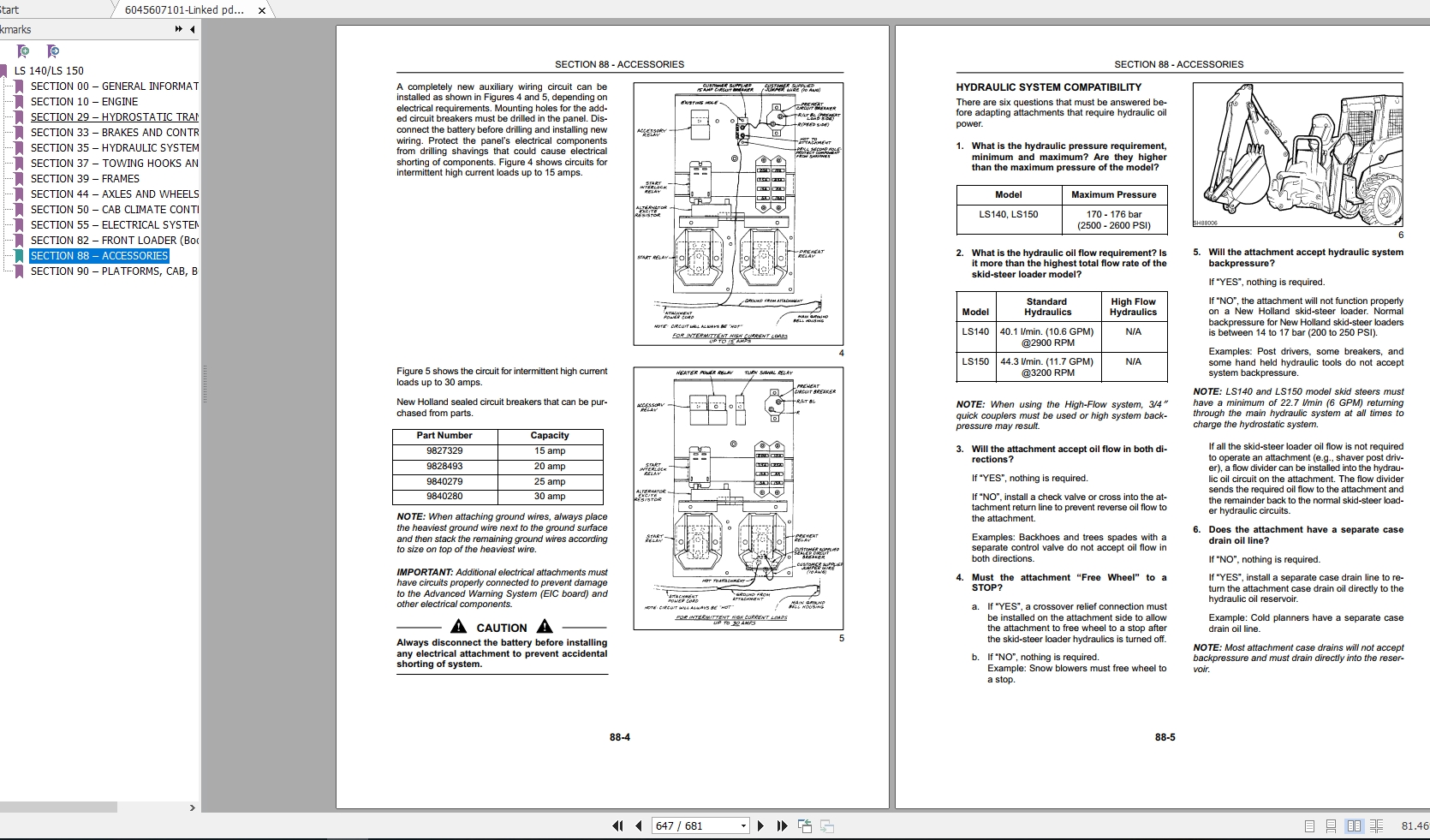 New Holland LS140LS150 Workshop Manual6045607101 4 1