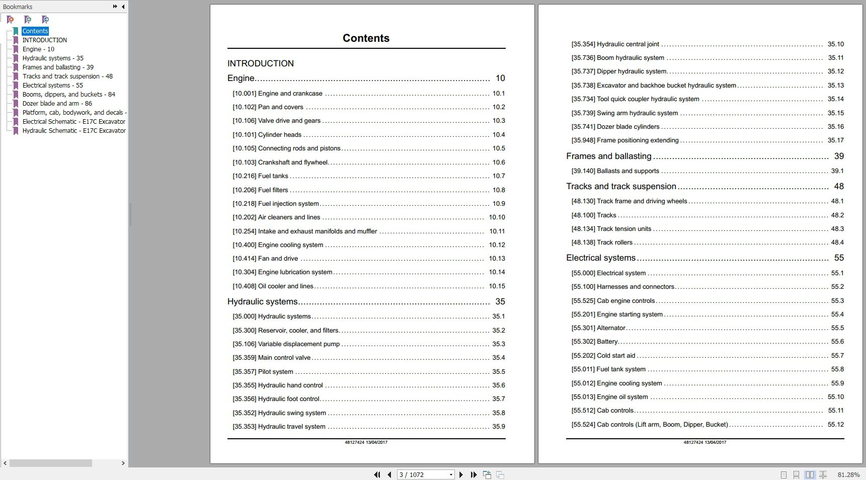 New Holland Mini Excavator E17C Service Manual48127424 1