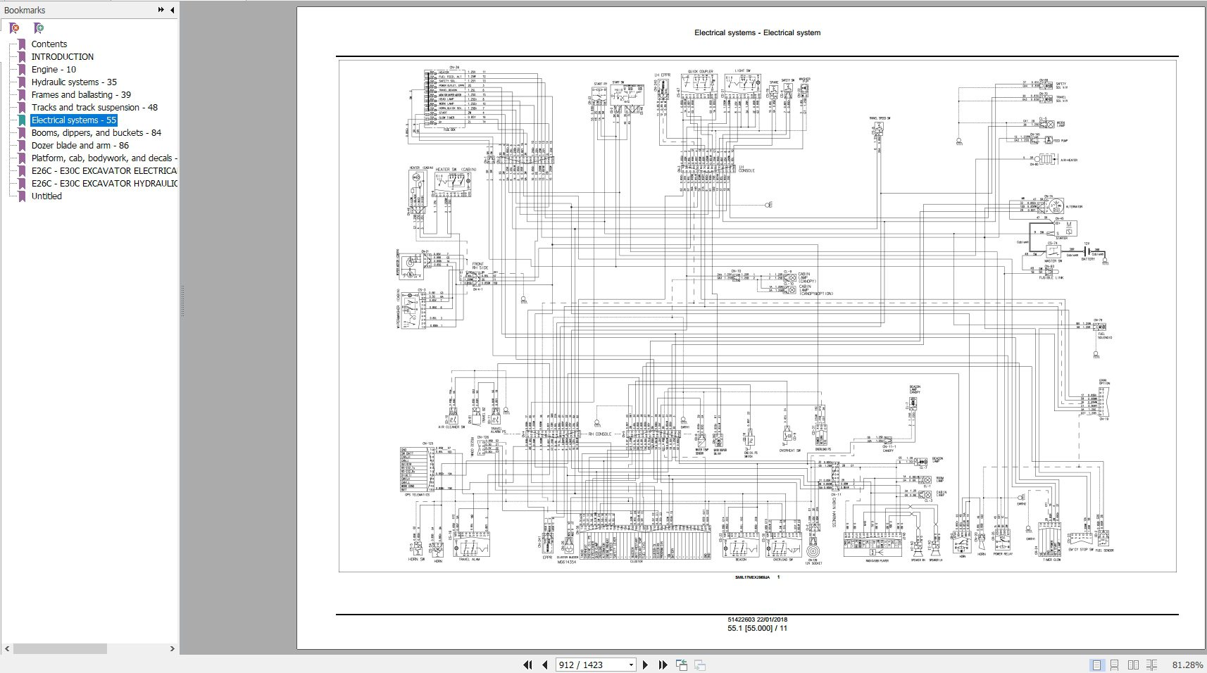 New Holland Mini Excavator E26C Service Manual51422603 3