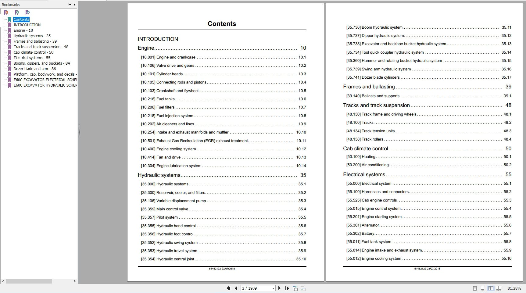 New Holland Mini Excavator E60C Service Manual51452122 2