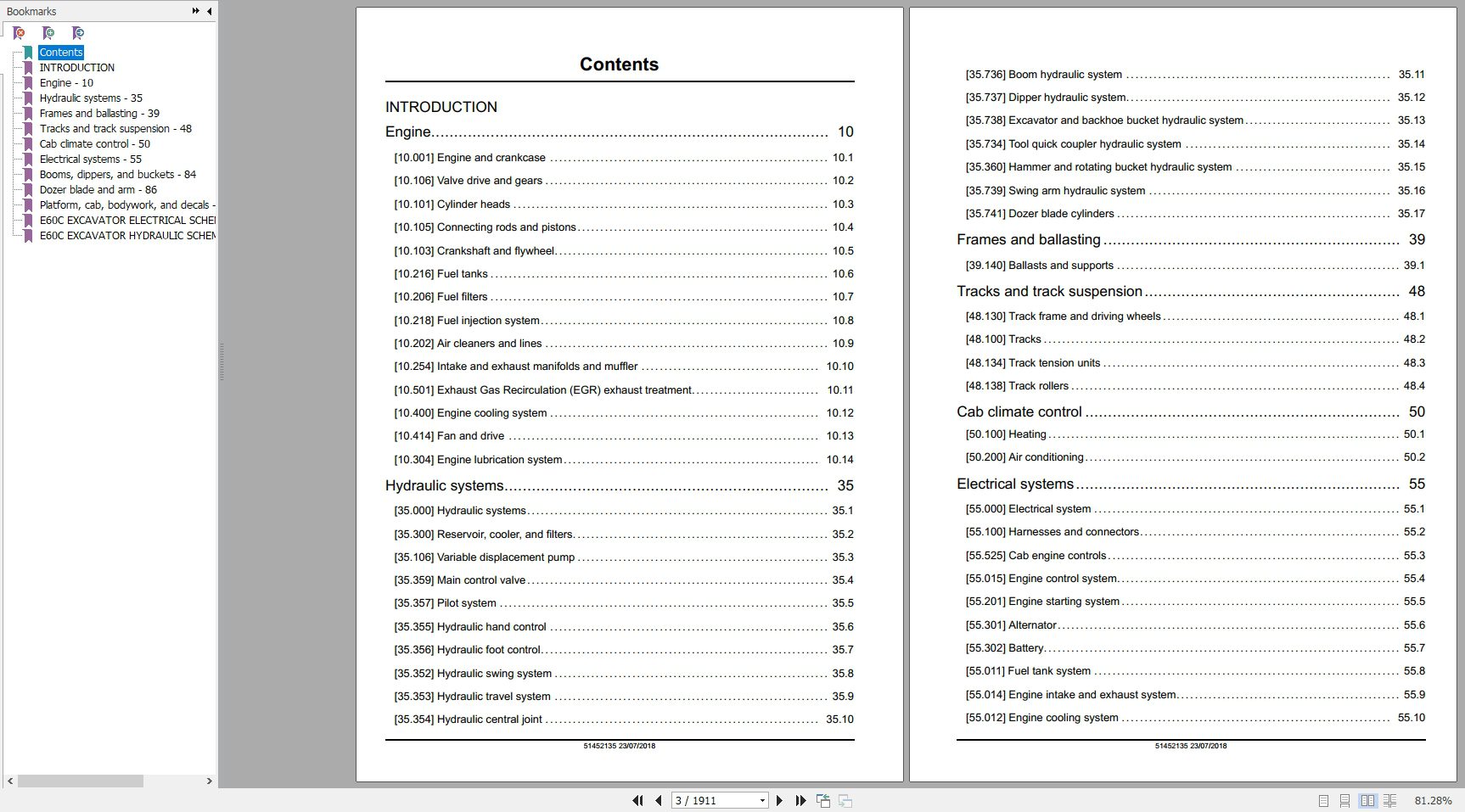 New Holland Mini Excavator E60C Service Manual51452135 2