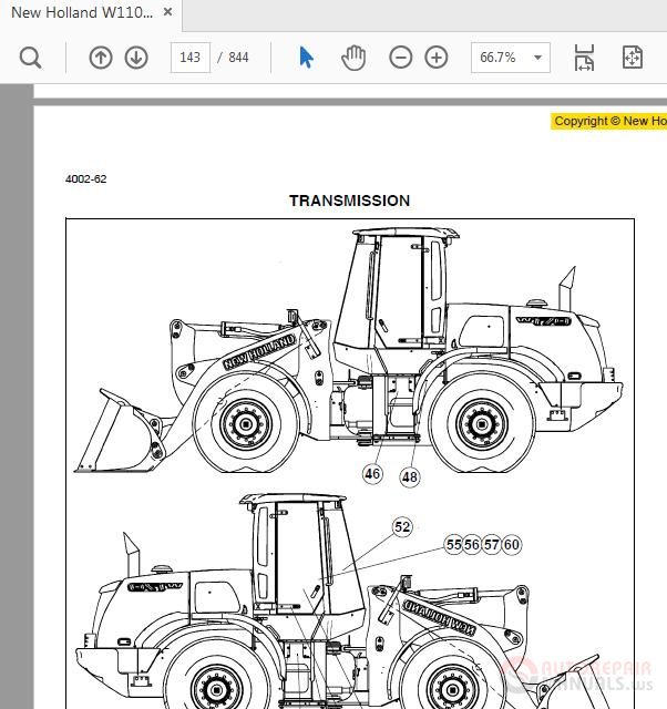 New Holland W110B Service Manual 3