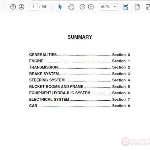 New Holland W110TC Workshop Manual 1