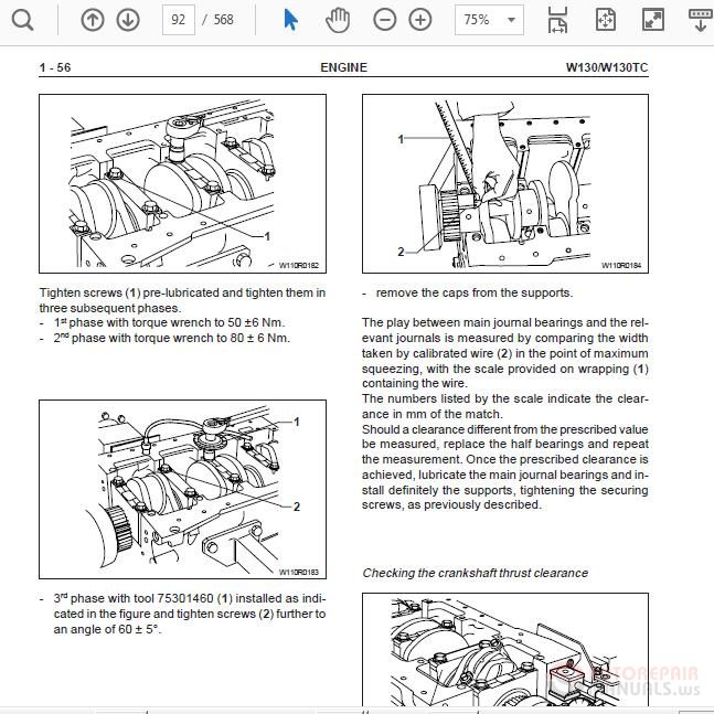 New Holland W130 Workshop Manual 3