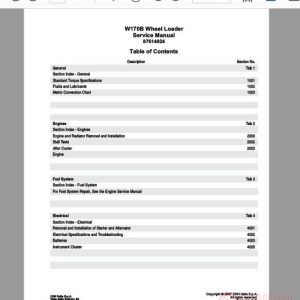 New Holland W170B Workshop Manual 1