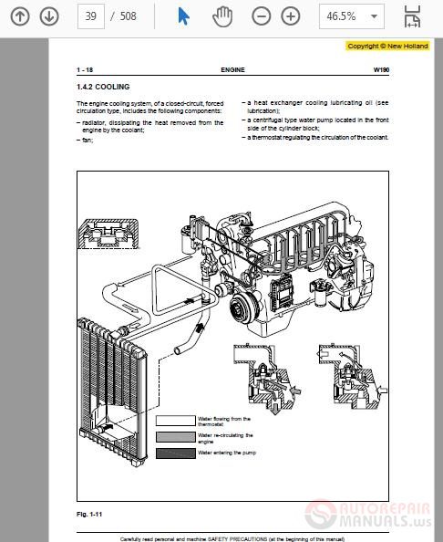New Holland W190 Workshop Manual 2