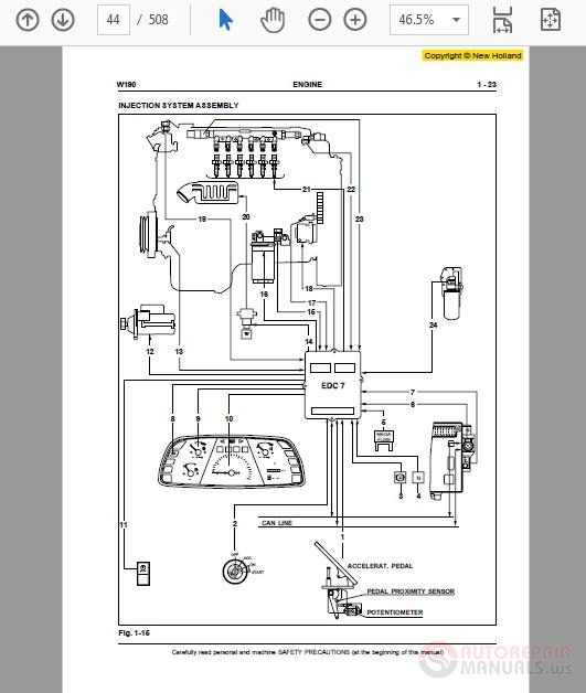New Holland W190 Workshop Manual 3
