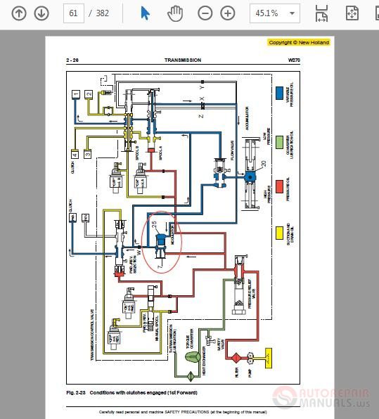 New Holland W270 Workshop Manual 2