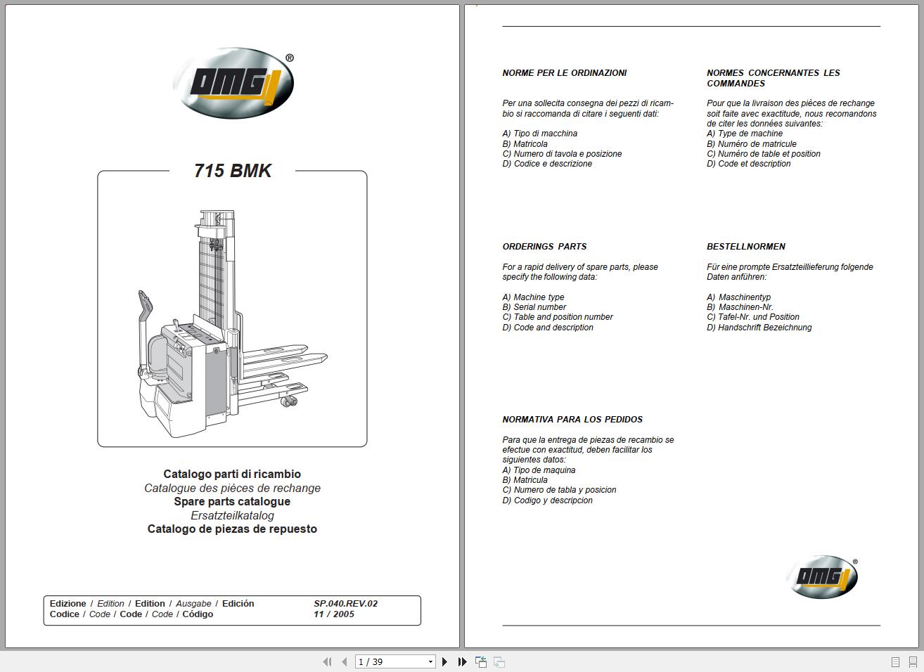 OMG Warhouse Service Part Manuals New Updated CD3